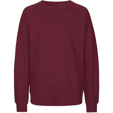 Neutral Unisex Tiger Cotton Sweatshirt NET63001 - Bordeaux - M