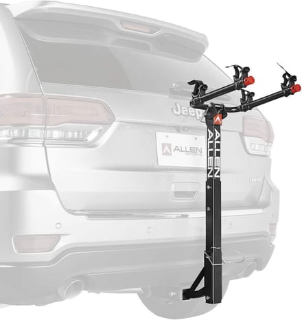 Deluxe 2-Bike Hitch Mount Rack - Ideaal voor Fietsen op Reis