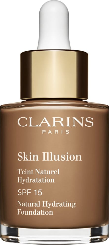 Clarins Skin Illusion Teint Naturel Hydratation - SPF 15 - Foundation - 115 Cognac - 30 ml