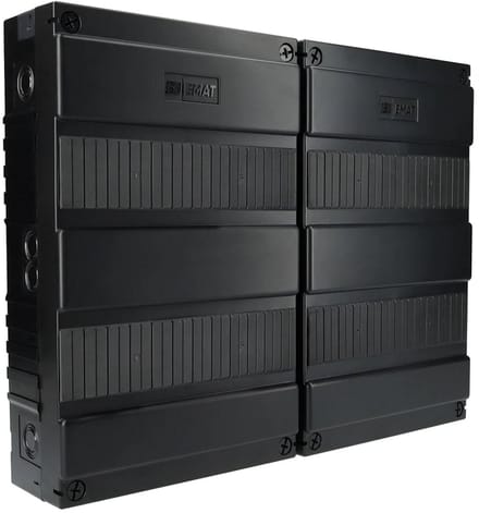 EMAT lege groepenkast 48 modules 440x360mm - zwart (85260004)