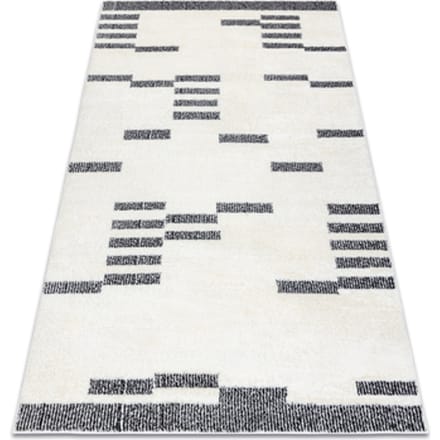 Kleden Rugsx Tapijt modern MODE 8511 geometrisch creme / 80x150 cm