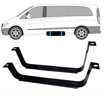 Brandstoftank klemmen voor Mercedes Vito W639 2003-2014
