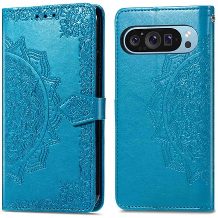 imoshion Hoesje - Geschikt voor Google Pixel 10 / 10 Pro - Mandala Bookcase - Turquoise