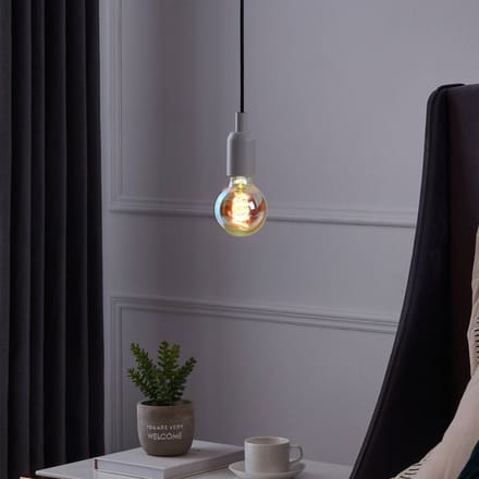 Eglo Ledfilamentlamp Globe Rainbow Spiral - D8cm - Dimbaar - Warm Wit - E27 - 4w