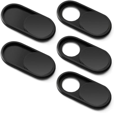 Dunne Webcam Cover voor MacBook Pro, Air, Laptop en iMac - 5-Pack Metaal Camera Deksel voor Privacy en Beveiliging