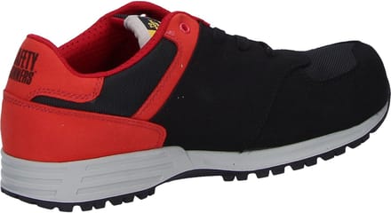 TOWORKFOR Werkschoen Graffiti S3 SRC ESD 8A86-07 Zwart/Rood/Wit - Maat 37