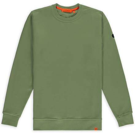 Aspact Goos Crewneck Green Maat: S | Sweaters Outlet | Unisex | Groen