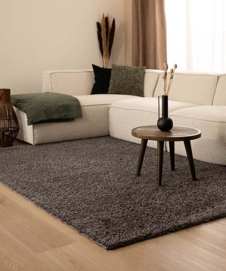Hoogpolig vloerkleed - Shaggy Trend grijs 200x300