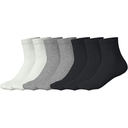 ESMARA KIDS 7 Paar kinder sokken (Wit/grijs/zwart, 31/34)