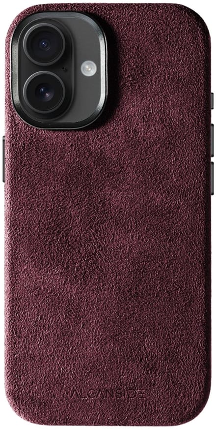 iPhone Alcantara Case - Wine Red (World Cup edition)