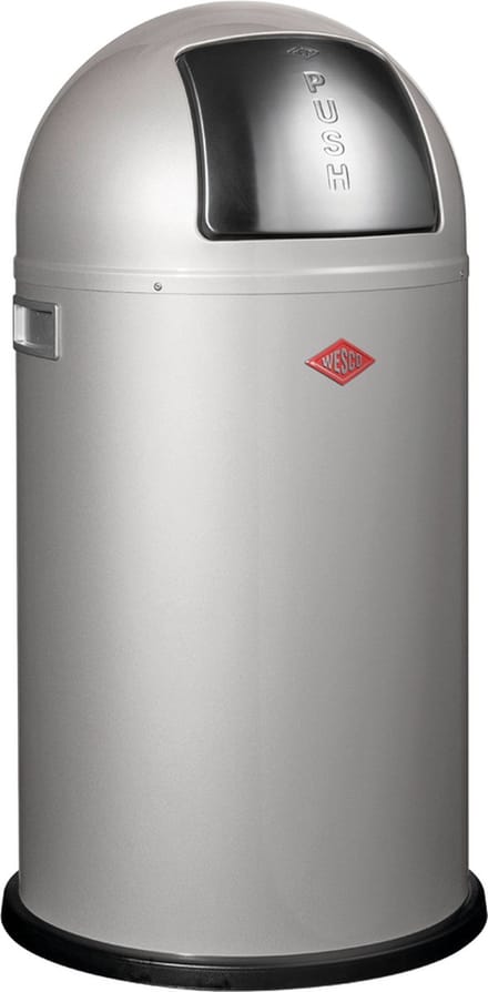 Wesco Pushboy Prullenbak - Afvalbak Wesco - 50 Liter - Grafiet