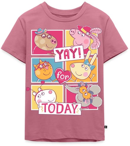 Peppa Pig, Pedro, Mandy, Rebecca, Suzy & Emily Premium T Shirt Kinderen