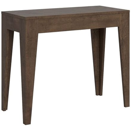 ITAMOBY Uitschuifbare sidetable 90x42/198 cm Isotta Small walnoot