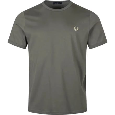 Fred Perry Ringer t-shirt - field green