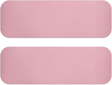 Roeimachine Mat - Oefenmat Vloerbeschermer - Apparatuur Stabiliseren - Antislip Siliconen Basis - 81 x 20 cm - Roze