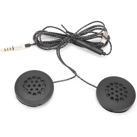 Bedrade Helmhoofdtelefoons Intercom Hoge Fidelity HD Microfoon Handsfree black