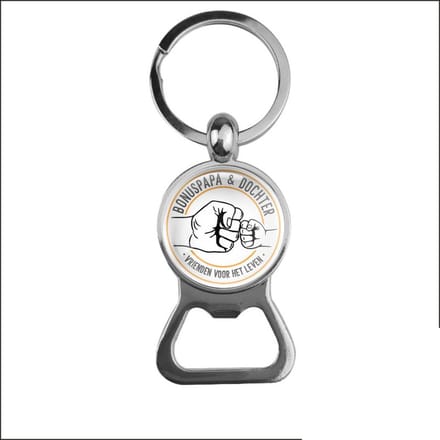 Bieropener Glas - Bonuspapa & Dochter