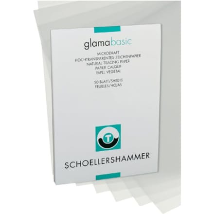 Ontwerpblok Schoellershammer A3 60-65gr transparant 50 vel