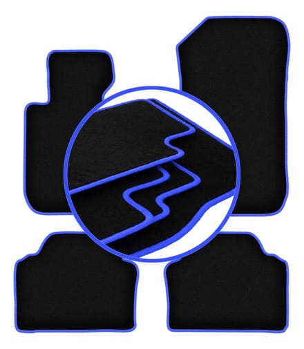 CARLUX-BLUE automatten voor: BMW 3 E90 xDrive sedan (2004-2011)