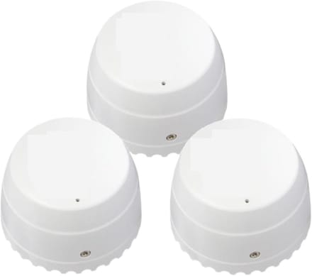 Waterlek Detector - Vochtsensor Alarm - Thuisbeveiliging - Real-time Detectie - 54x54x34mm - Wit
