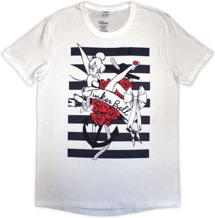 Tinker Bell - Anchor Heren T-shirt - XL - Wit