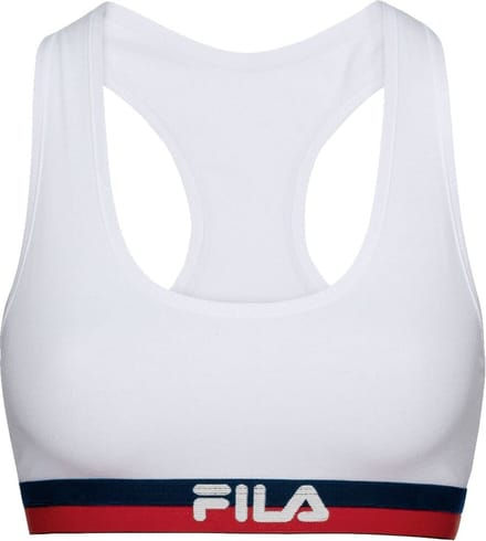 Fila - Woman Bra Elastic Band - Witte Top - S - Witte