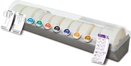 Voedsel-etiketten Dispenser inclusief 7 dagen vulling Aqualabel