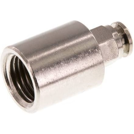 4mm x G1/4'' Messing Insteekfitting Binnendraad FKM [2 Stuks]