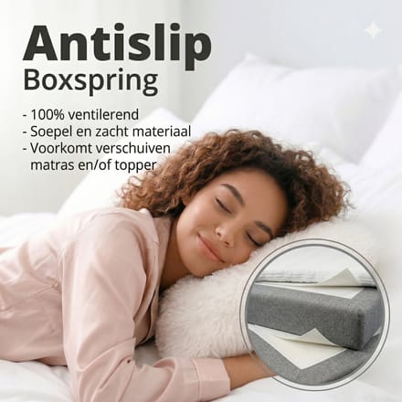 Zavelo Boxspring Anti-slipmat met Noppen-60 x 170 cm