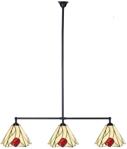 Tiffany T-lamp 3 lichts Tulip - Art Deco Trade