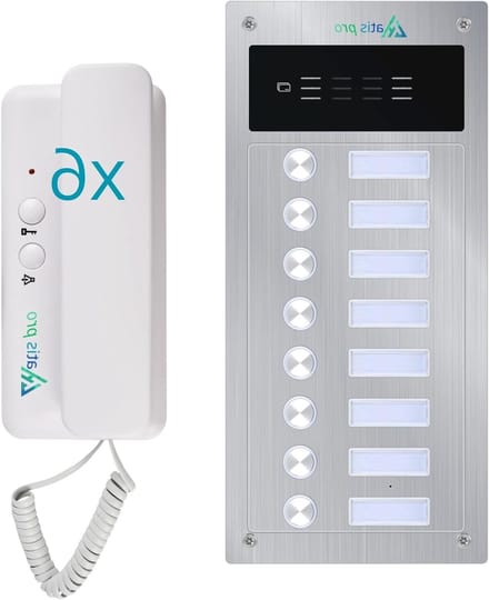 Automatische Deurintercom - Deurtelefoon Systeem - Toegangscontrole Huis - Geïntegreerde RFID Lezer - 30 x 30 x 30 centimeter - Wit