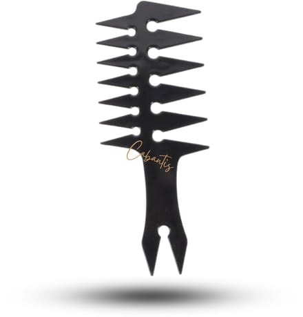 Cabantis®Textuurkam - Ontwar- & Stylingkam | Antistatisch & Professioneel - 20 cm - Zwart