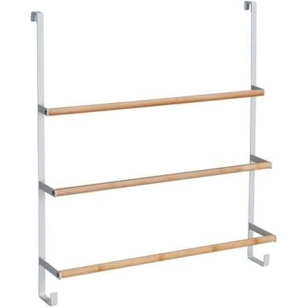 WENKO Bamboe handdoekhouder (Wit)