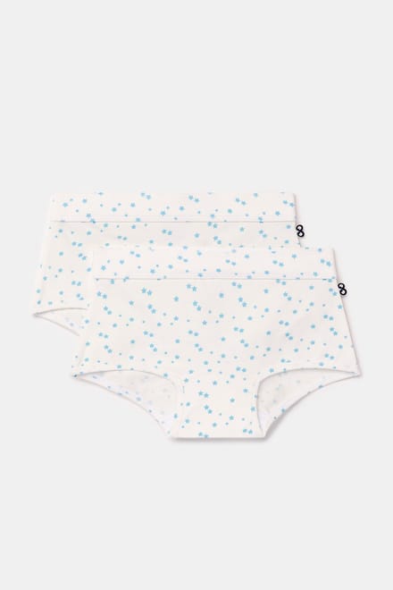 Woody 2 boxers meisjes - wit - ster - 262-10-SHD-Z/919 - maat 152