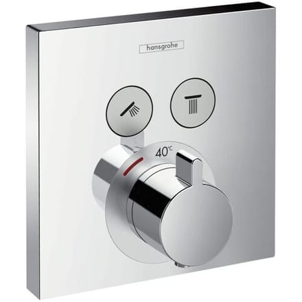 hansgrohe ShowerSelect thermostaat afbouwdeel voor 2 functies chroom