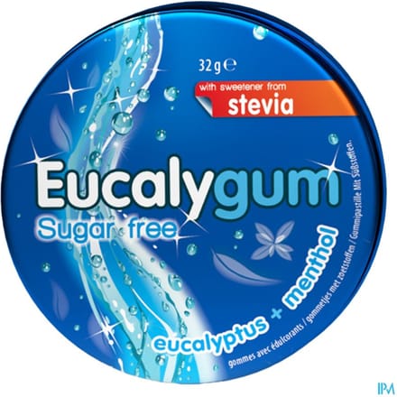 Eucalygum Pectorale Gommetjes Zonder Suiker 32g