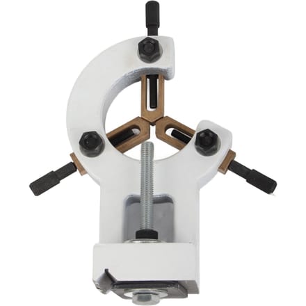 Vaste metalen steun voor het frame van de WM-210 8x16 inch mini-draaibank