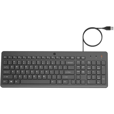 HP 150 Wired - Toetsenbord - Azerty - Zwart
