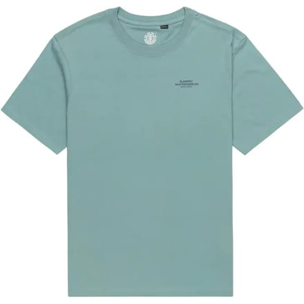 Element Skateboard Co T-shirt Met Korte Mouwen Blauw S Man