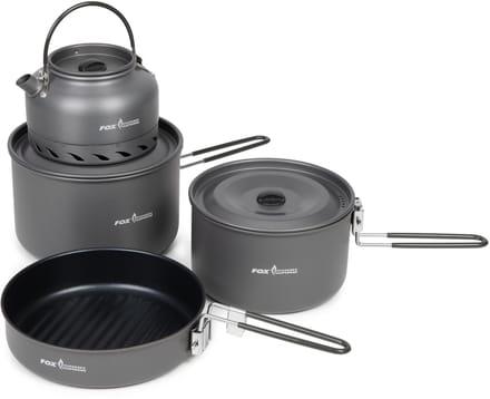Fox Cookware 4 Piece Deluxe Cook Set - Camping Kookgerei