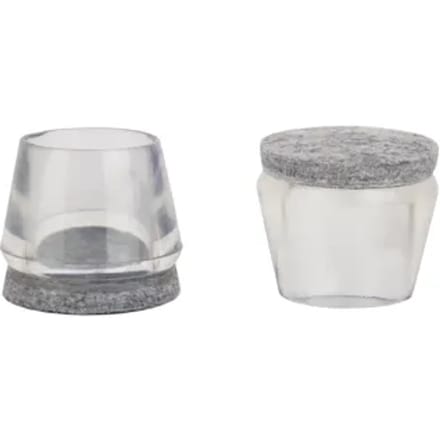 Fix-o-moll Pootdoppen Vilt Flex Transparant 25-28 4 St