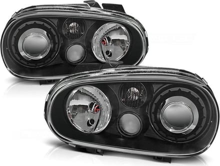 Koplampen VW GOLF 4 09 97-09 03 R32 LOOK ZWART
