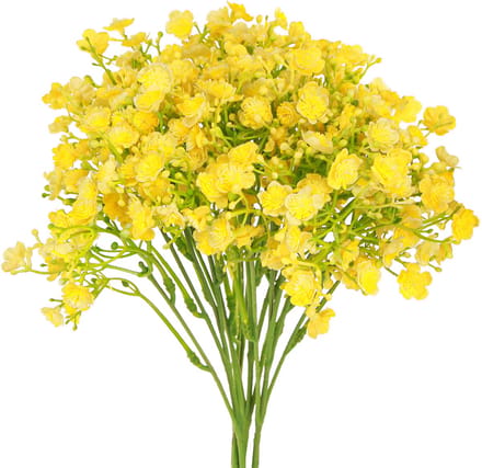 Gypsophila pluimgipskruid gele bloemen L46cm 4 st