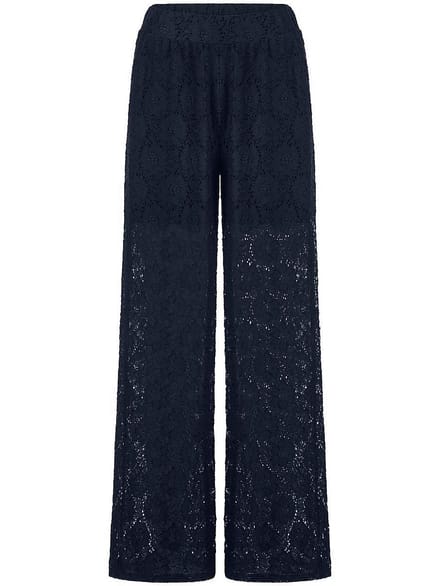 Wijde broek Van Peter Hahn blauw