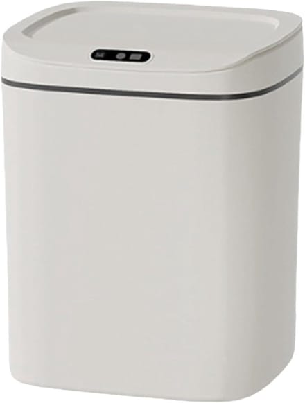 Sensor Prullenbak - Slimme Vuilnisbak - Contactloos Afvalbeheer - Automatisch Openend Deksel - 12 Liter Capaciteit - Wit