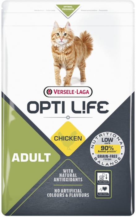 Opti Life Cat Adult Kip - Kattenvoer - 1 kg