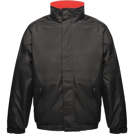 Regatta Heren Dover Waterdicht Windproof Jasje (Zwart/Rood)