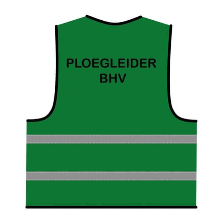 Ploegleider BHV hesje groen