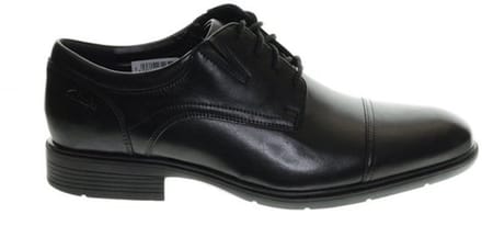 CLARKS STEADWELL CAP Veterschoen zwart maat 7,5/41,5