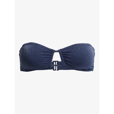 Roxy Shine Bandeau Bikinitop Blauw M Vrouw